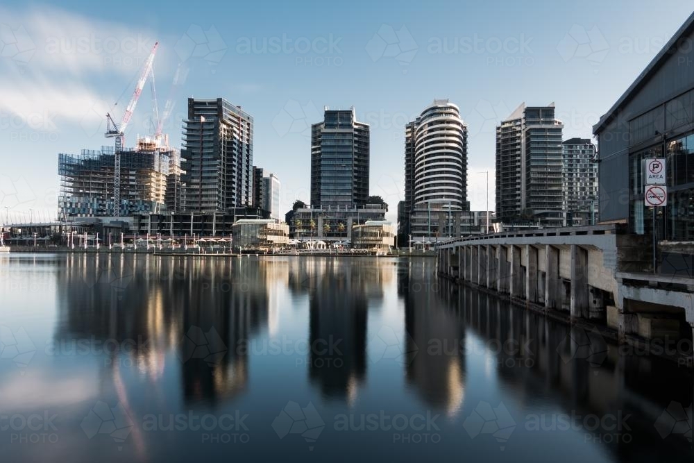 Apartment Buildings, Docklands - Australian Stock Image