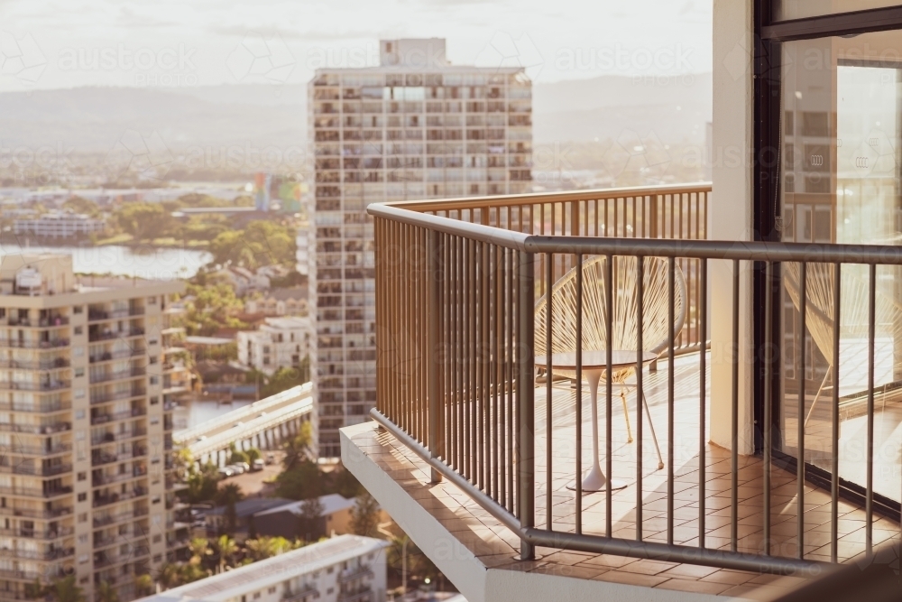 apartment verandah - Australian Stock Image