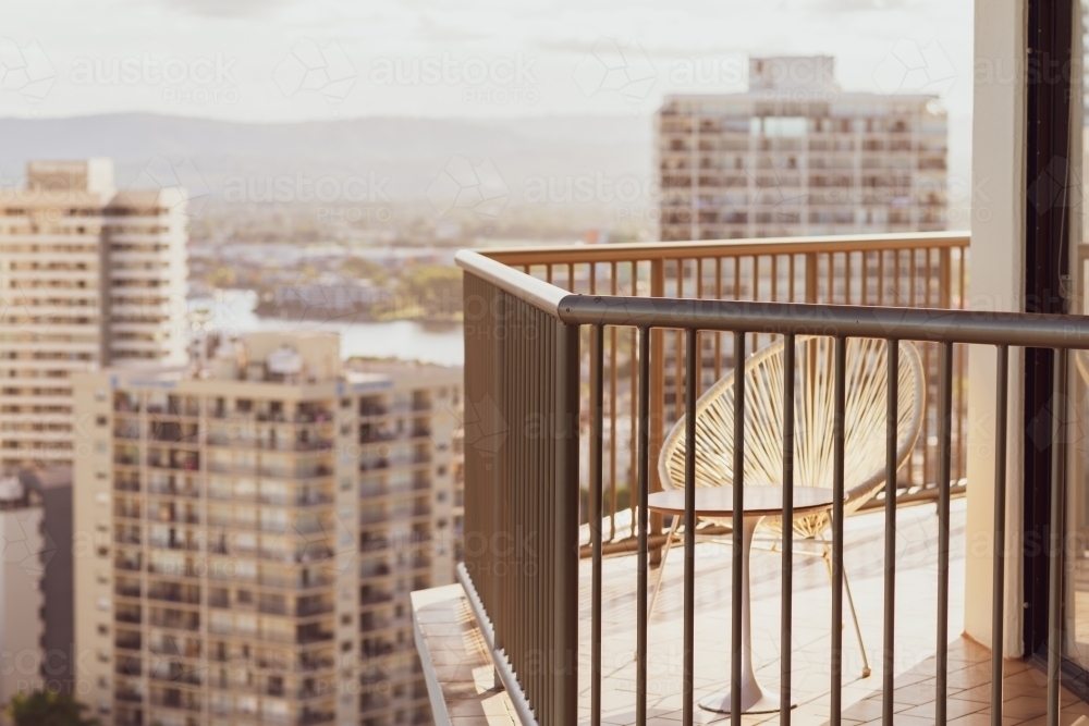 apartment views on the Gold Coast - Australian Stock Image