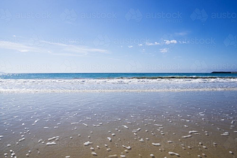 Apollo Bay main beach - Australian Stock Image