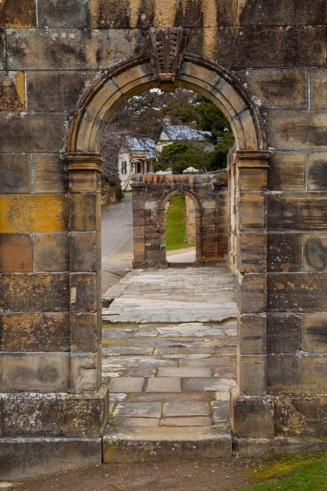 Arches, Law Court Building - Australian Stock Image