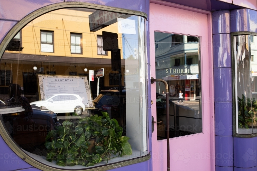 Art Deco Shop Front in Newtown - Australian Stock Image