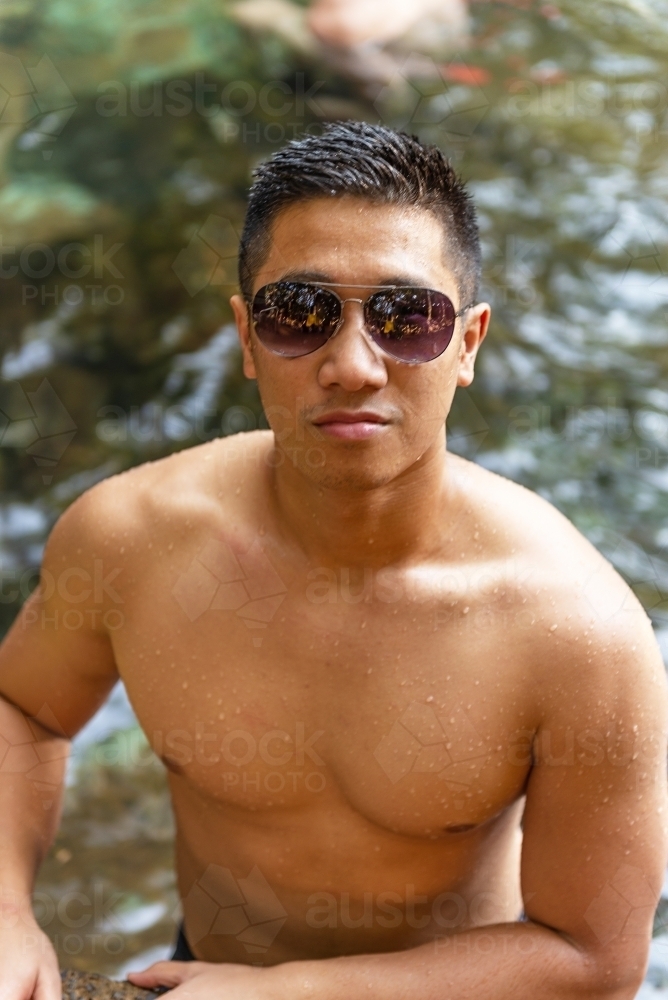 Asian Australian Male - Australian Stock Image