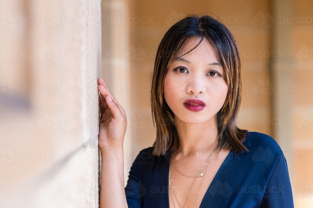 asian woman portrait - Australian Stock Image
