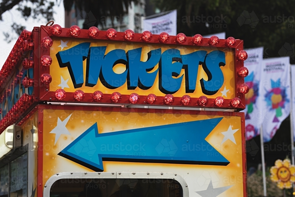 At the fairground / carnival - Royal Melbourne Show - Australian Stock Image
