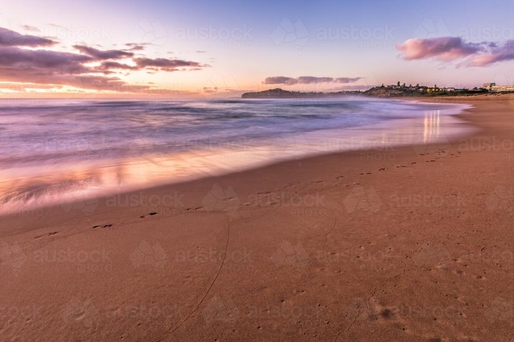 Aussie Sunrise Over the Ocean - Australian Stock Image
