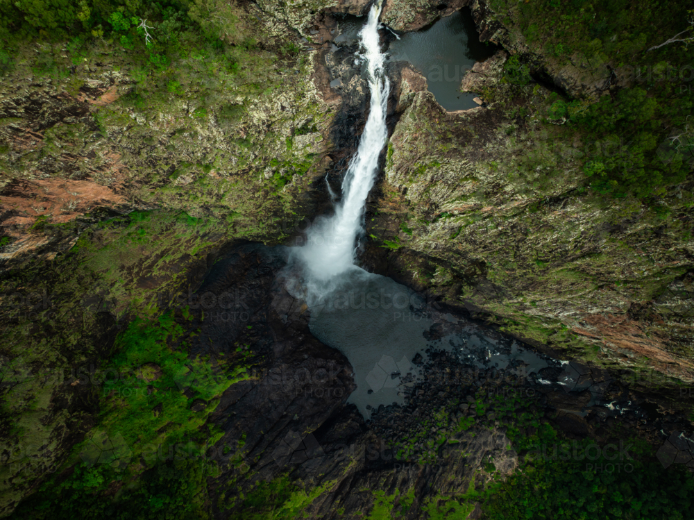Australia largest single drop waterfall, Wallaman Falls - Australian Stock Image