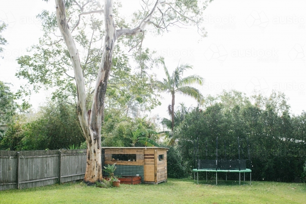 Australian backyard cubby house - Australian Stock Image