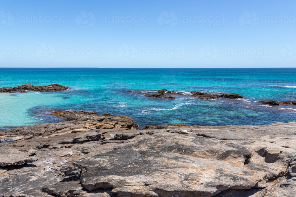 Australian beach in the summer - Australian Stock Image