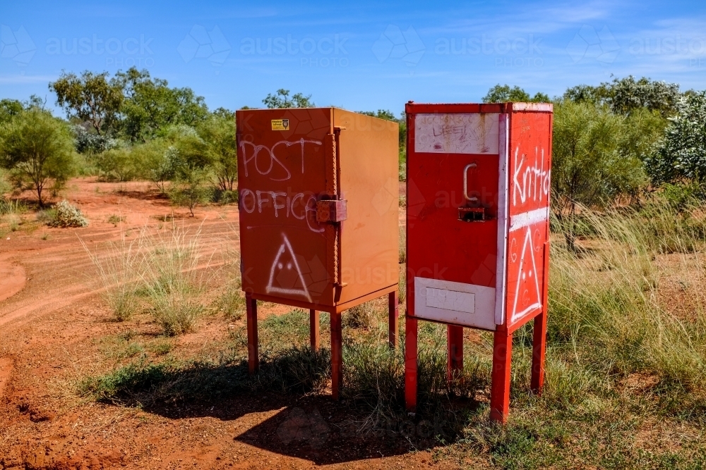 Australian outback post office - Australian Stock Image
