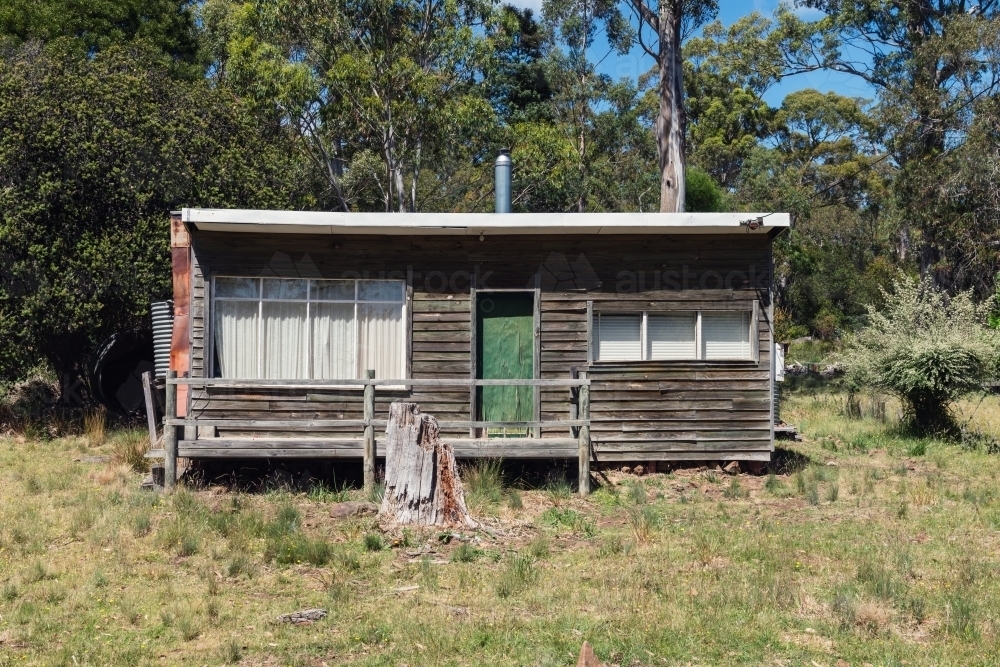 authentic beach shack - Australian Stock Image
