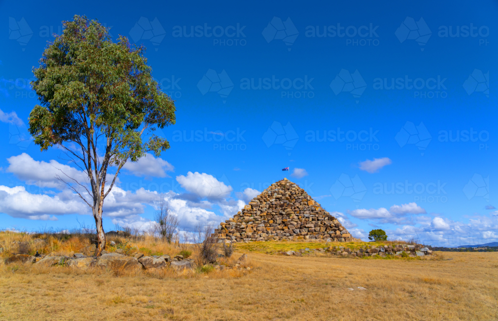 Ballandean, Queensland, Australia - Ballandean Pyramid tourist attraction - Australian Stock Image
