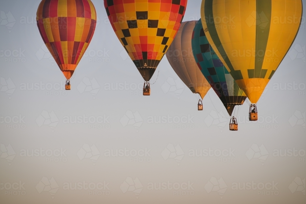 Ballooning Avon Valley Western Australia - Australian Stock Image