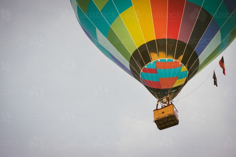 Ballooning in Avon Valley in Western Australia - Australian Stock Image