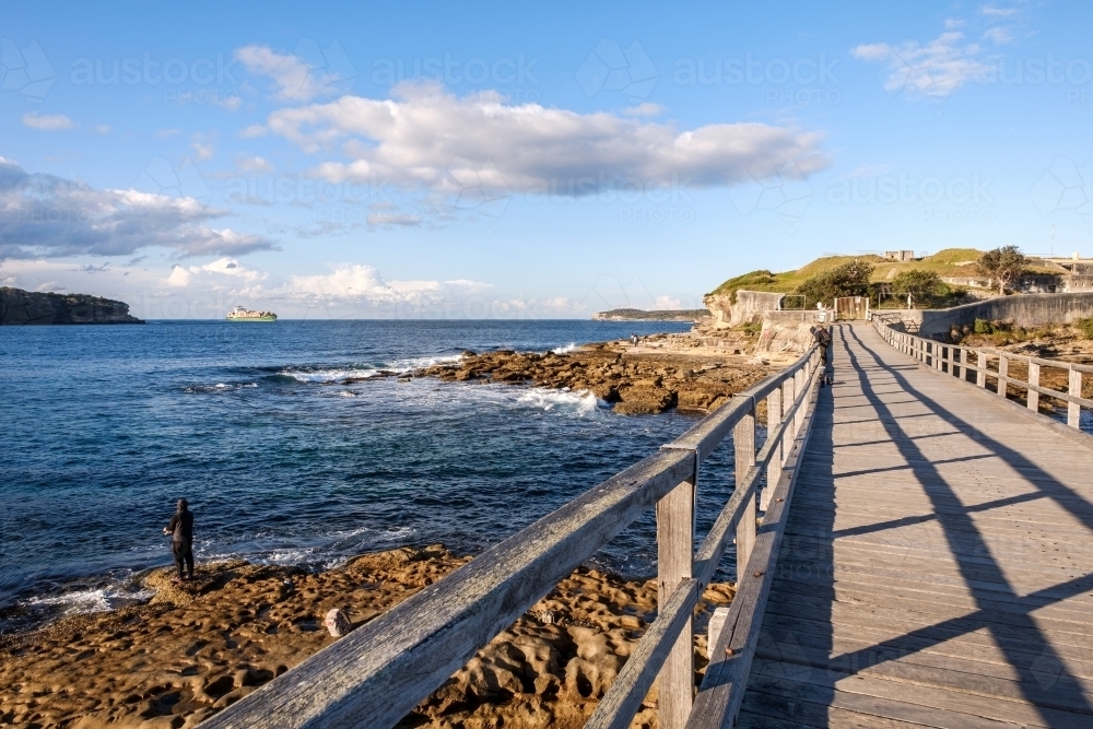 Bare Island Bridge - Australian Stock Image