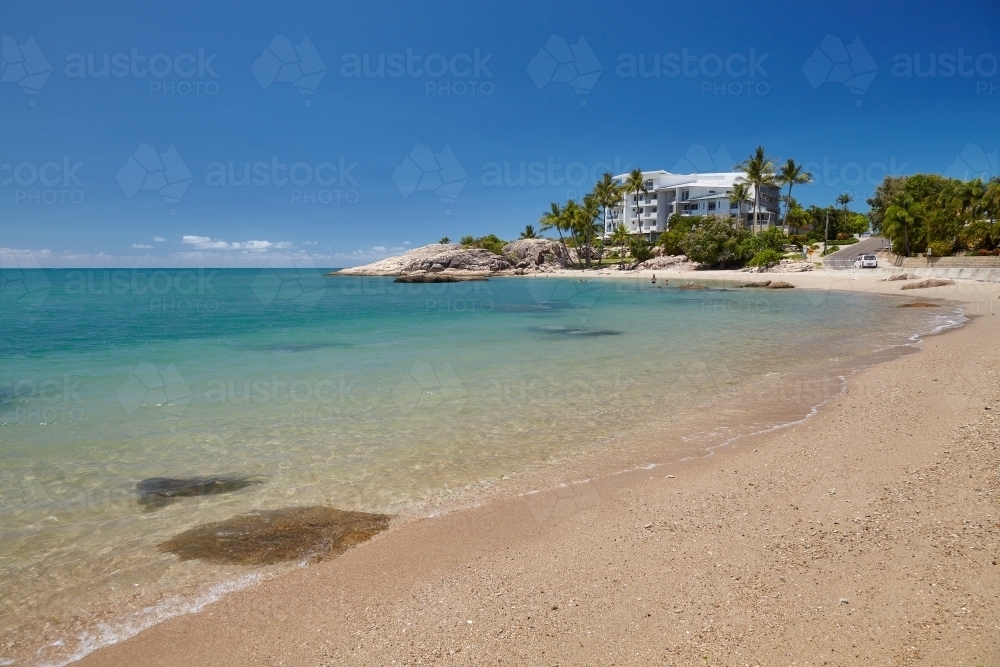 Beach and Resort Hotel at Gray's Bay - Australian Stock Image