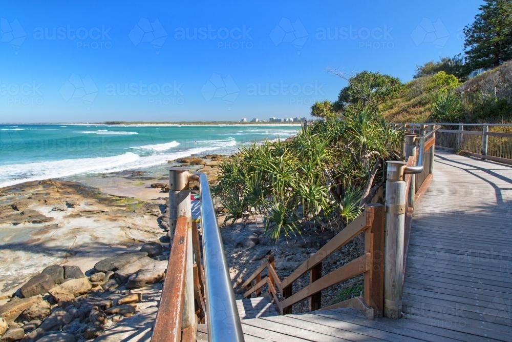 Beach boardwalk - Australian Stock Image