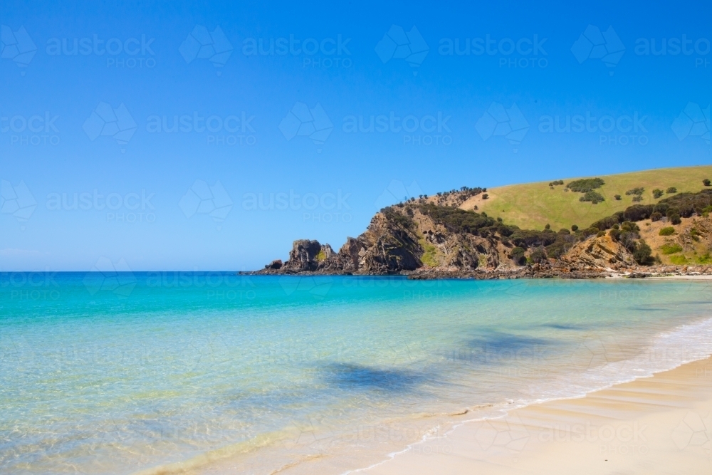 Beach paradise on Kangaroo Island, South Australia - Australian Stock Image