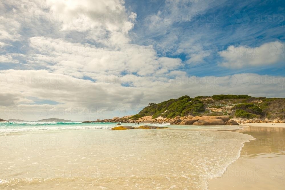 beach scene in Western Australia - Australian Stock Image