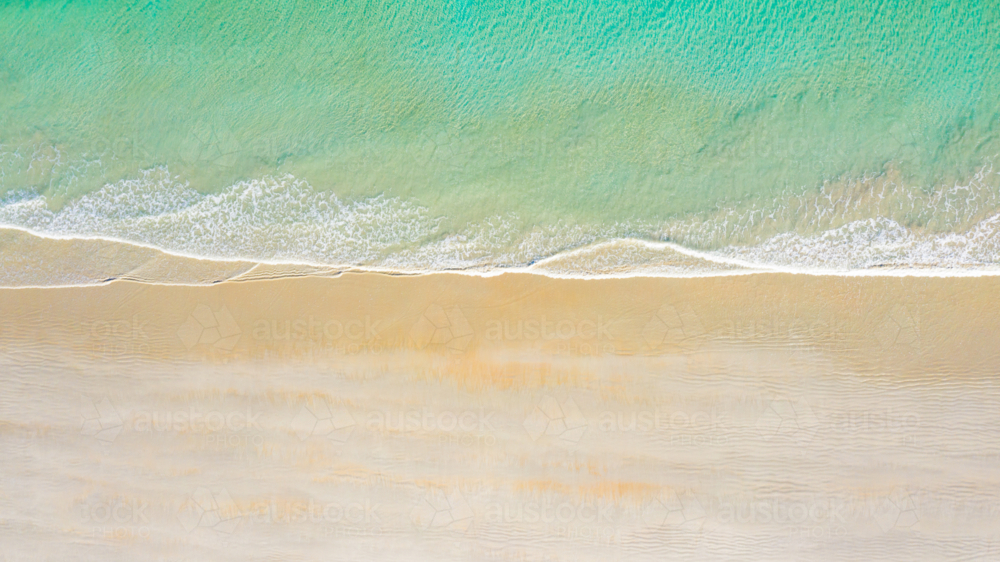 Beach Top Down - Australian Stock Image