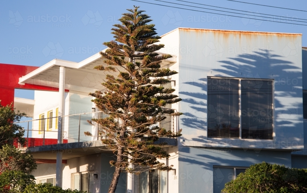 Beachfront house in Perth - Australian Stock Image