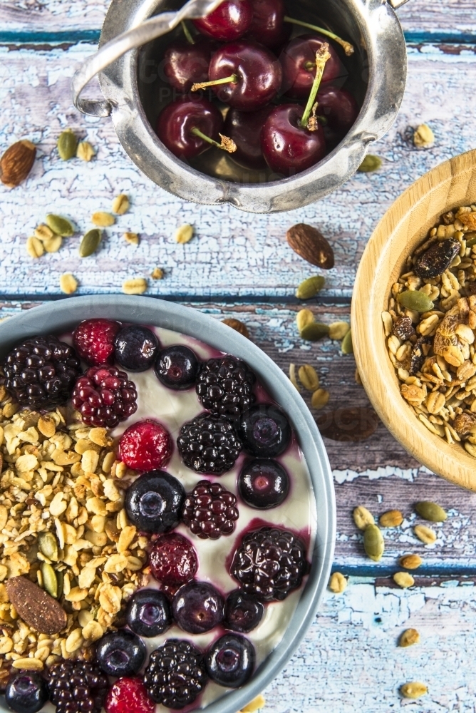 Berries for Breakfast - Australian Stock Image