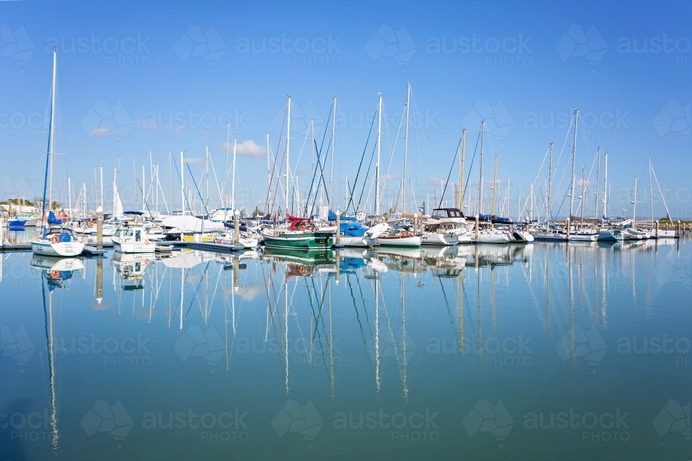 Boats in the Marina - Australian Stock Image