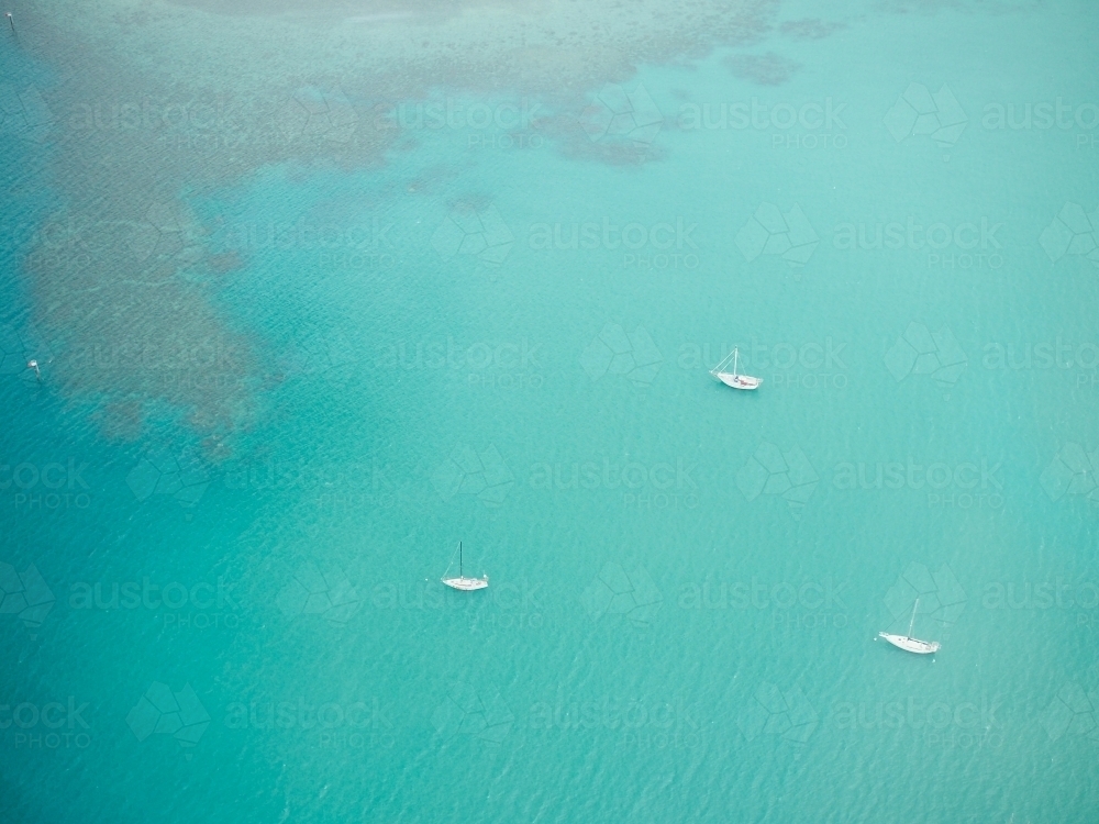 Boats of the Whitsundays - Australian Stock Image
