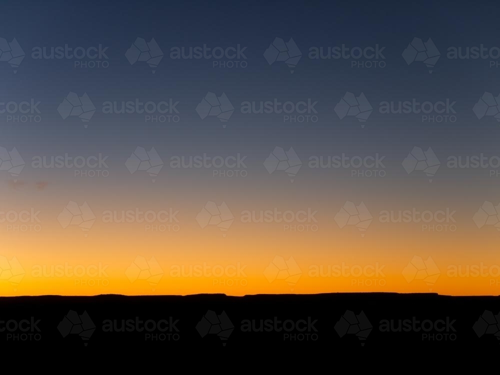 Bright orange horizon just after sunset : Austockphoto Bright orange horizon just after sunset - Australian Stock Image