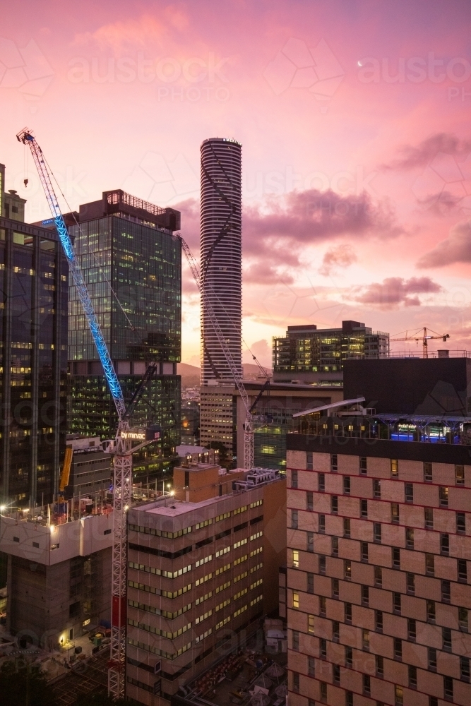 Brisbane City Building and Skyline - Australian Stock Image