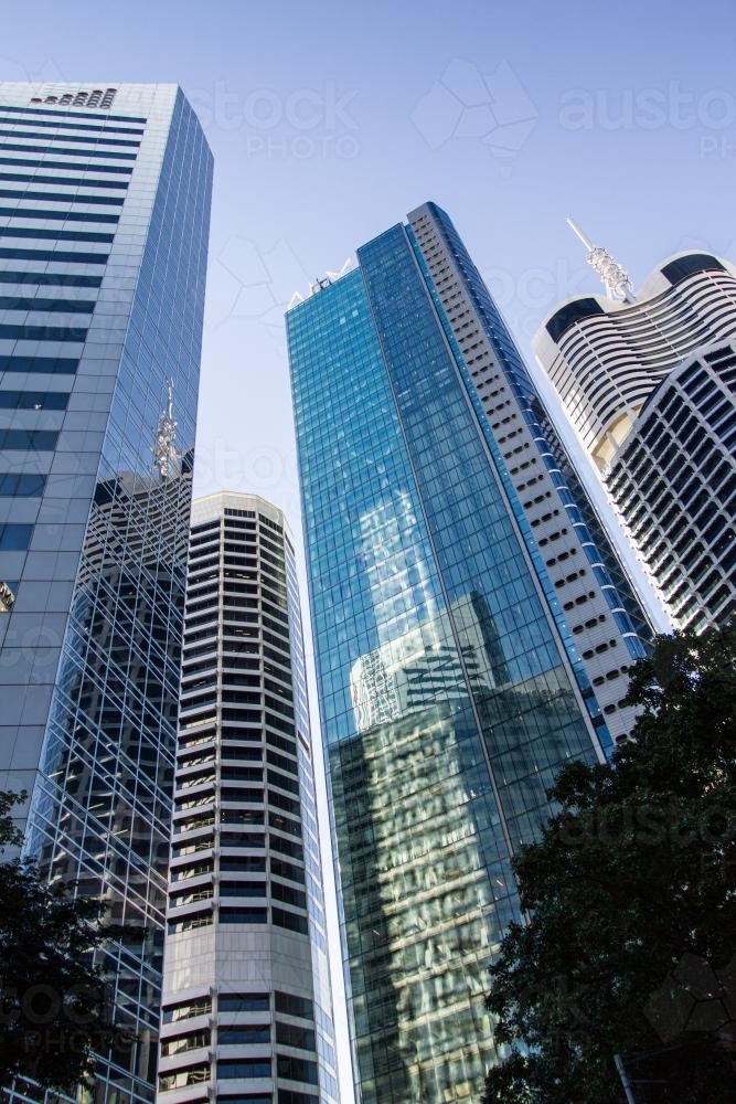 Brisbane City highrise - Australian Stock Image