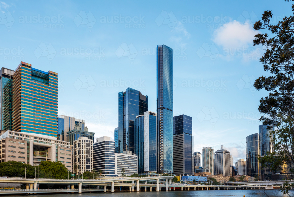 Brisbane City Skyline - Australian Stock Image