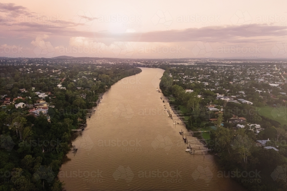 Brisbane River - Australian Stock Image