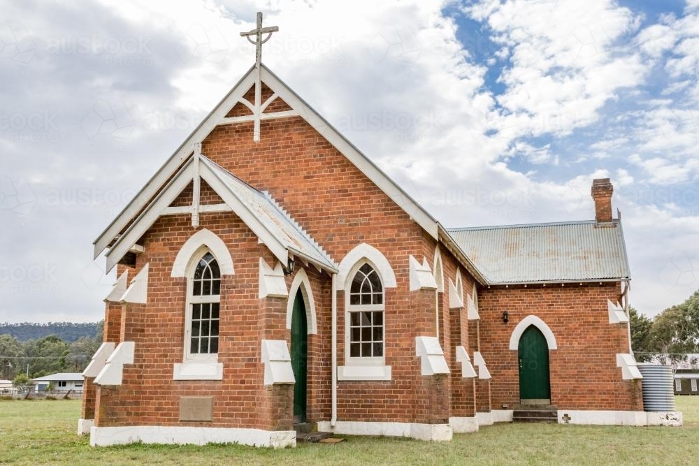 Broke Fordwich Country Church - Australian Stock Image