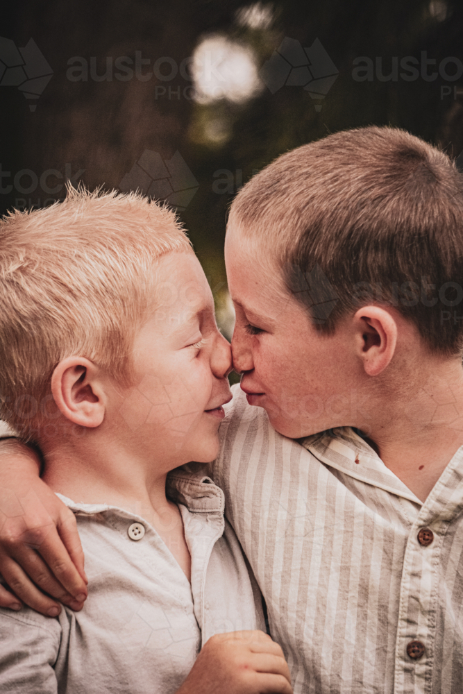 Brothers - Australian Stock Image
