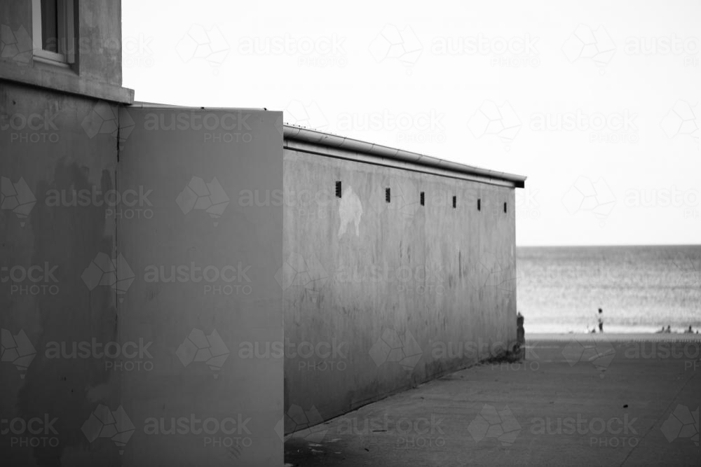 Building by the beach - Australian Stock Image
