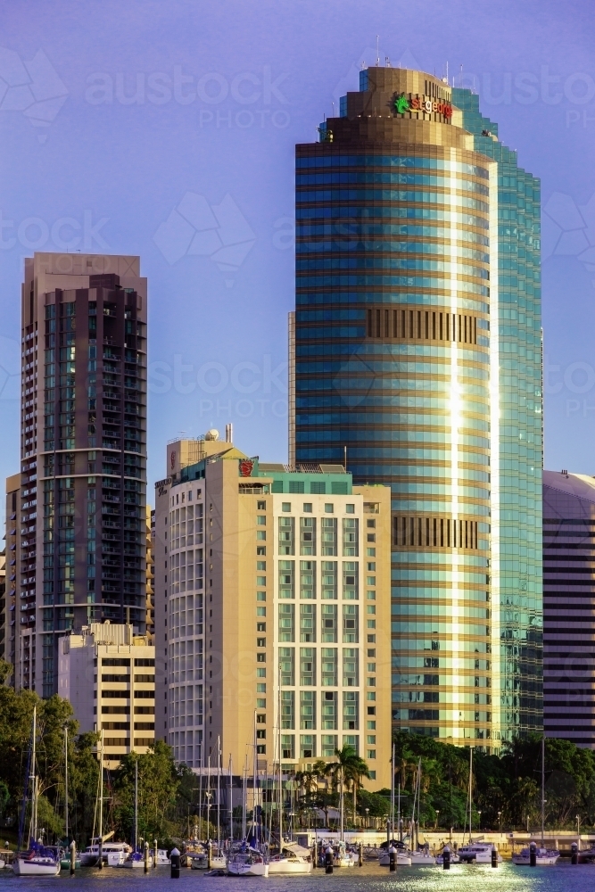Buildings in Brisbane CBD - Australian Stock Image