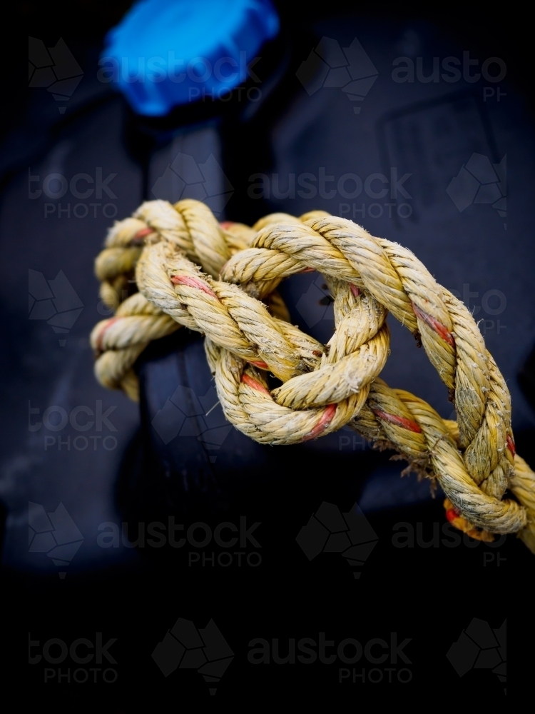Buoy and Rope - Australian Stock Image