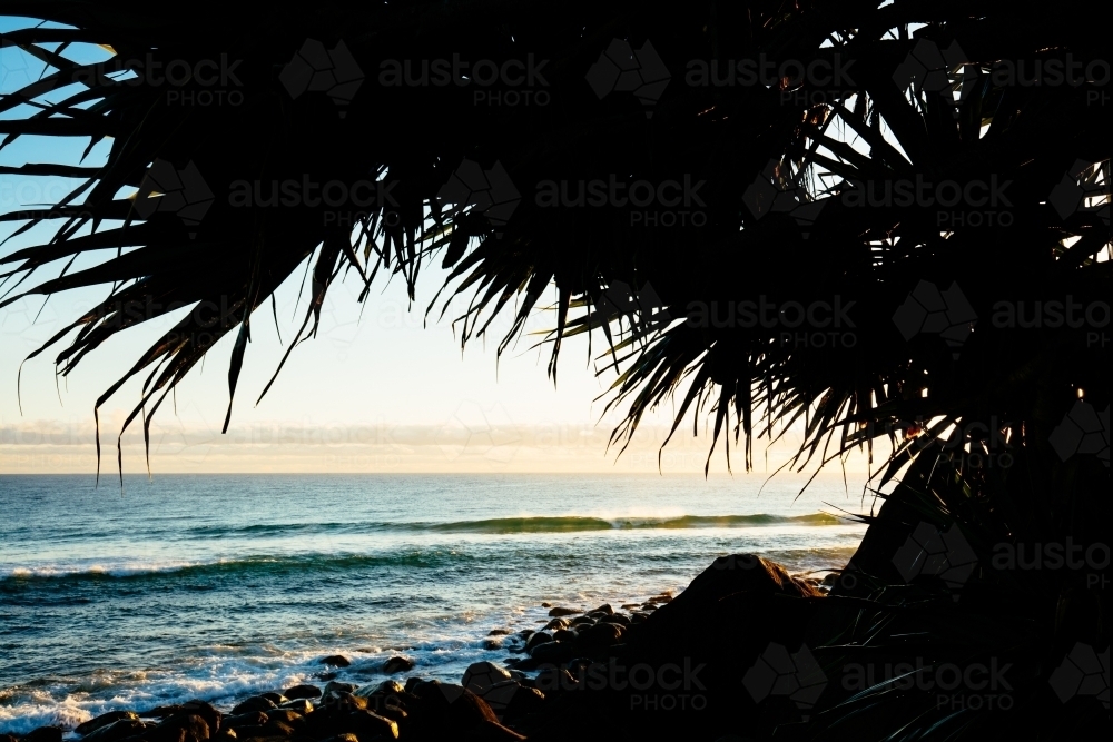 Burleigh Sunrise - Australian Stock Image
