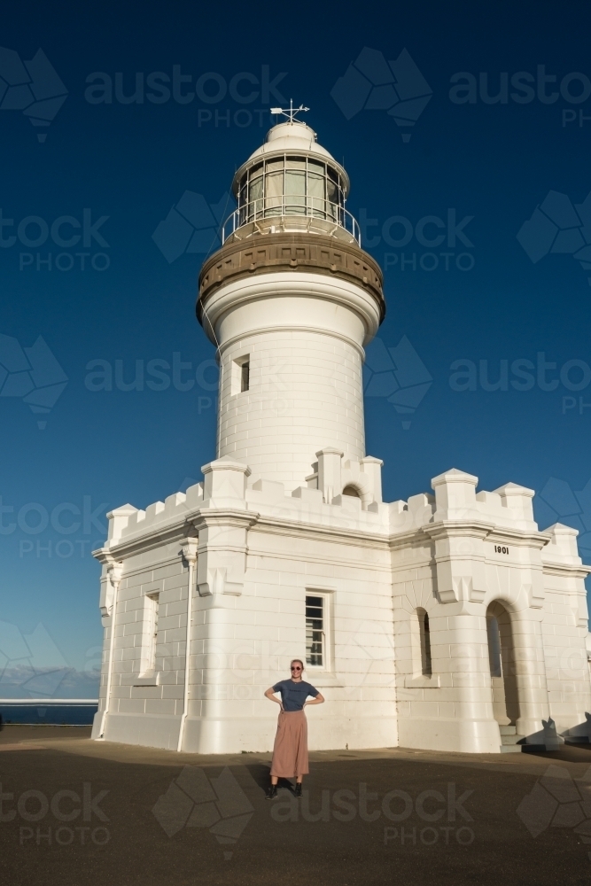 byron bay lighthouse - Australian Stock Image