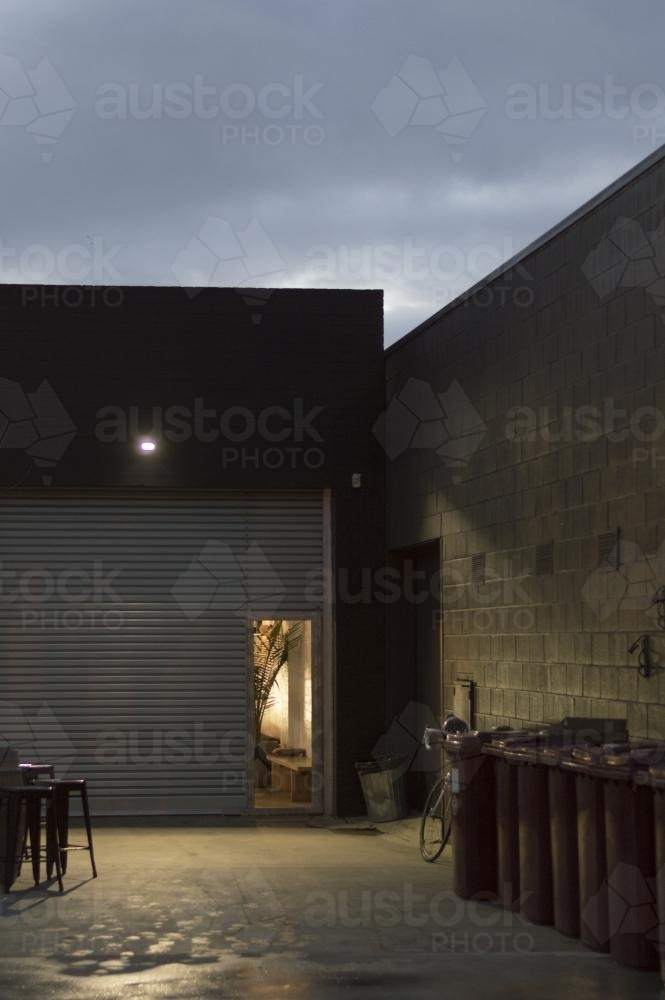 Cafe Closing Time - Australian Stock Image