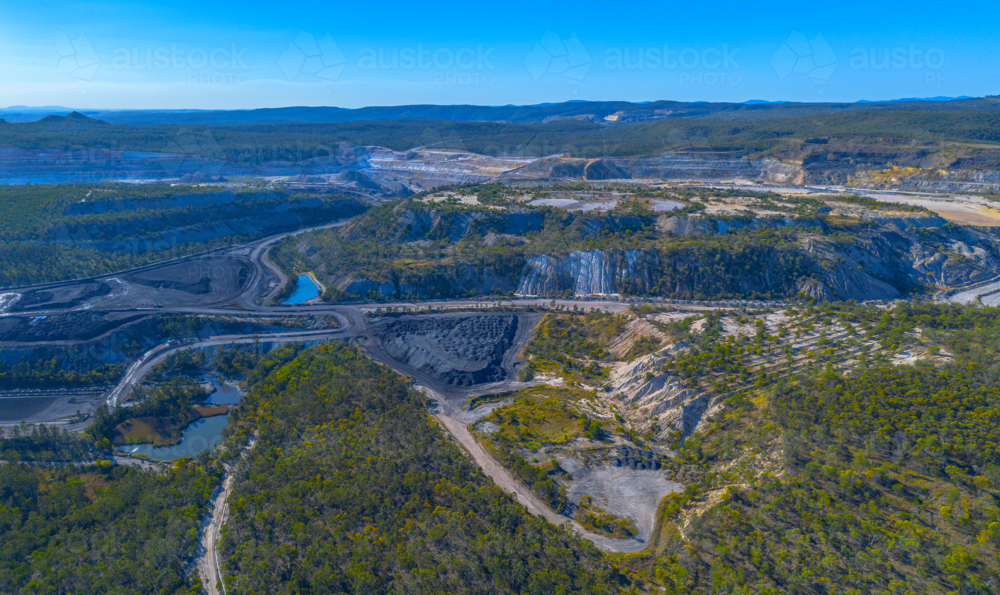 Callide Coal Mine Near Biloela, Queensland, Australia - Australian Stock Image
