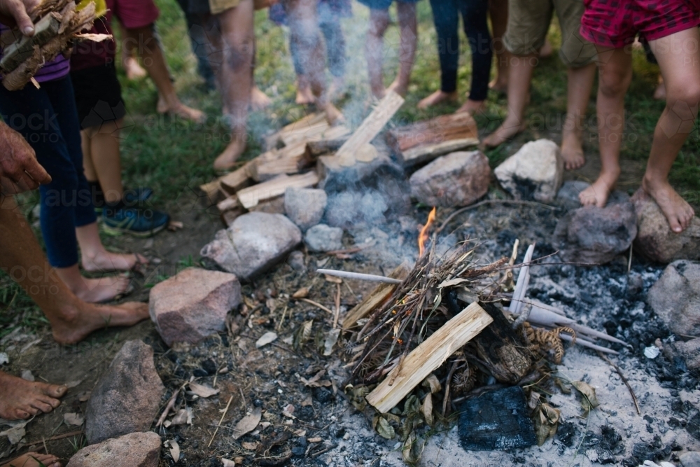 Campfire - Australian Stock Image