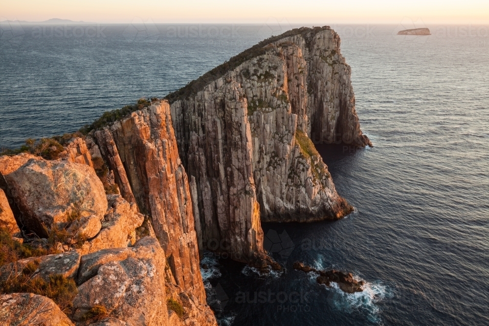 Cape Huay - Tasman National Park - Tasmania - Australian Stock Image