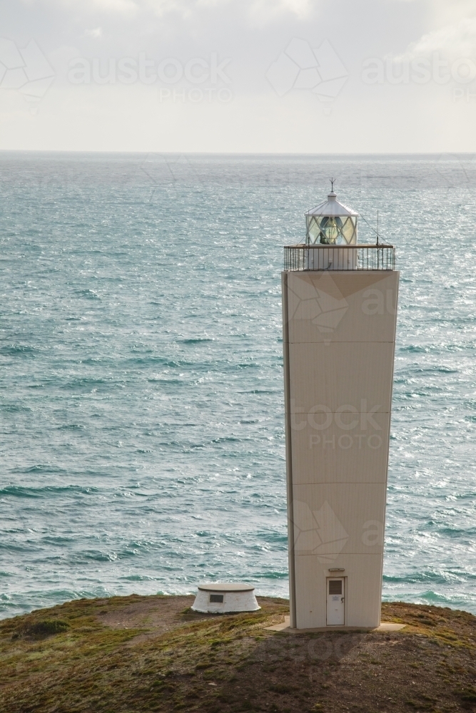 Cape Jervis Lighthouse on the Fleurieu Peninsula - Australian Stock Image