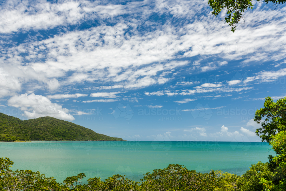 Cape Tribulation viewpoint in the Daintree Rainforest - Australian Stock Image