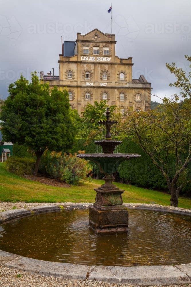Cascade Brewery Building - Hobart - Tasmania - Australia - Australian Stock Image