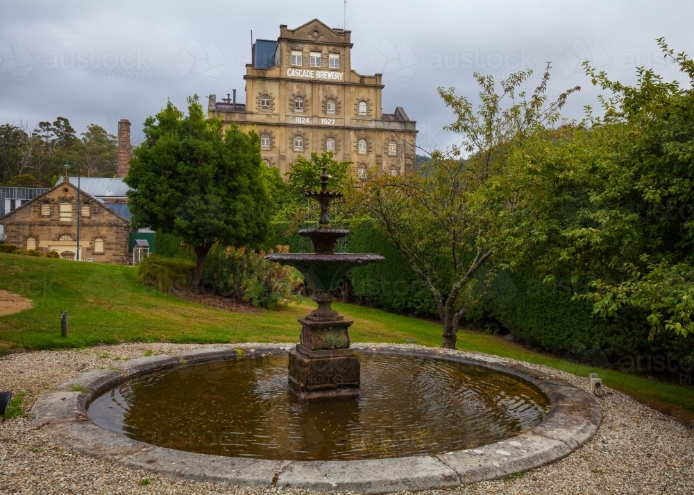 Cascade Brewery Building - Hobart - Tasmania - Australia - Australian Stock Image