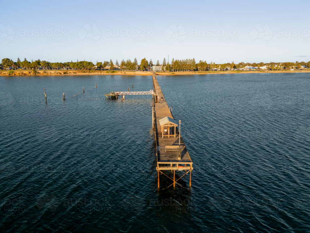 Ceduna jetty - Australian Stock Image