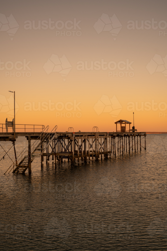 Ceduna jetty - Australian Stock Image